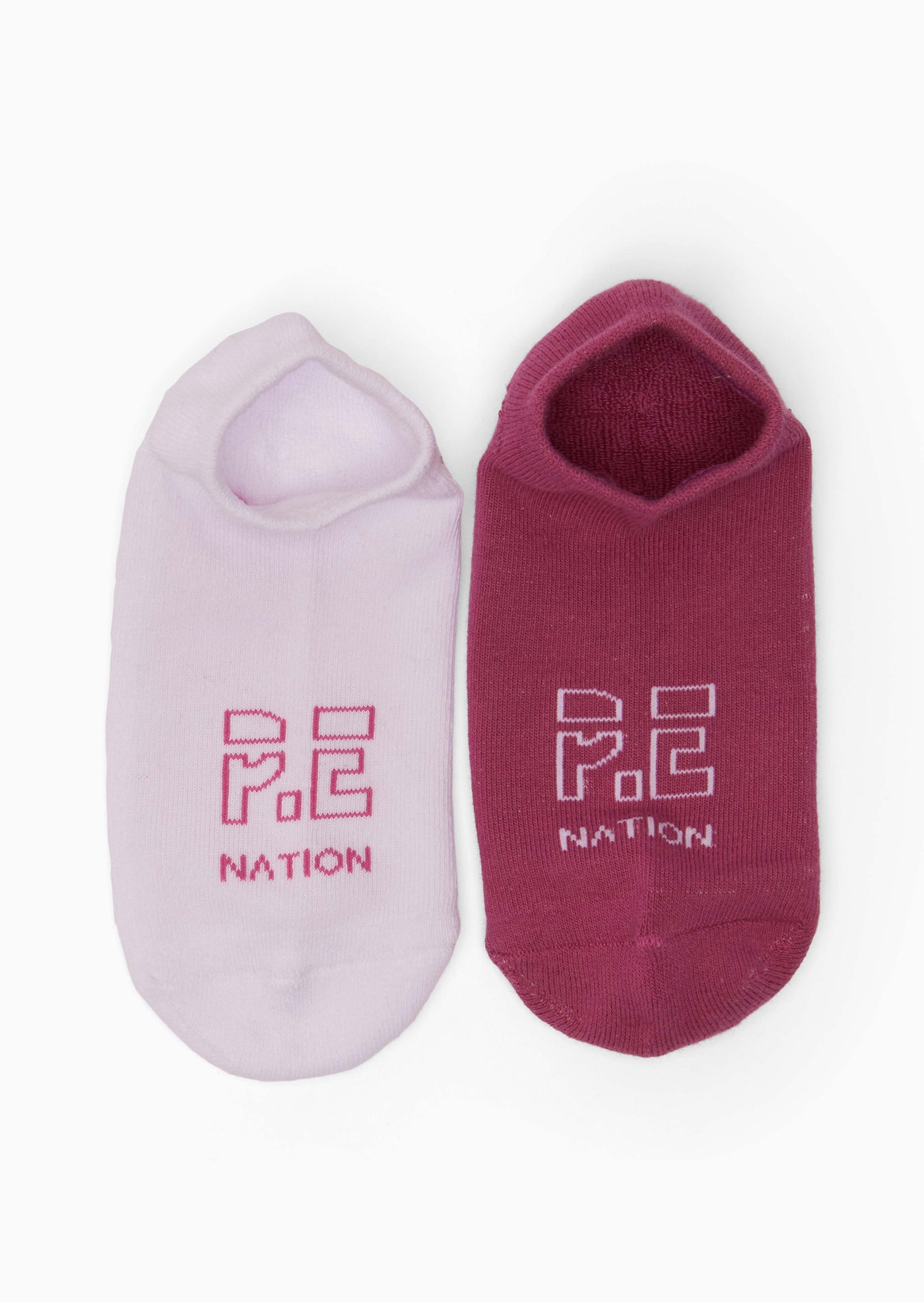 POST SEASON ANKLE SOCK IN RASPBERRY ROSE/WHITE