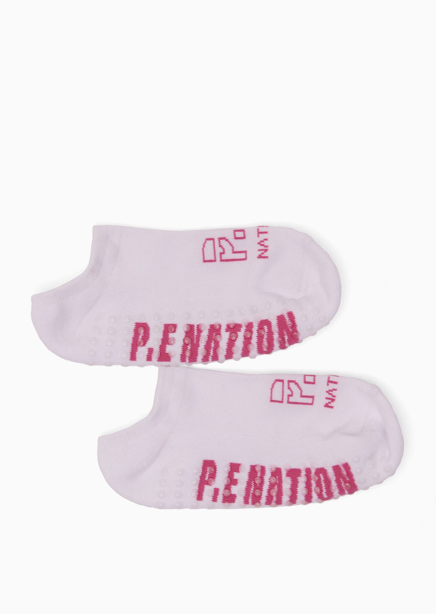 POST SEASON ANKLE SOCK IN RASPBERRY ROSE/WHITE