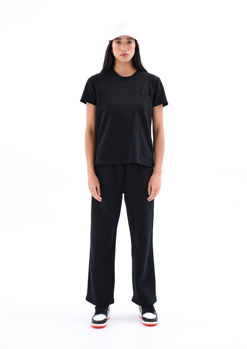 PRIMARY SLIM FIT TEE IN BLACK
