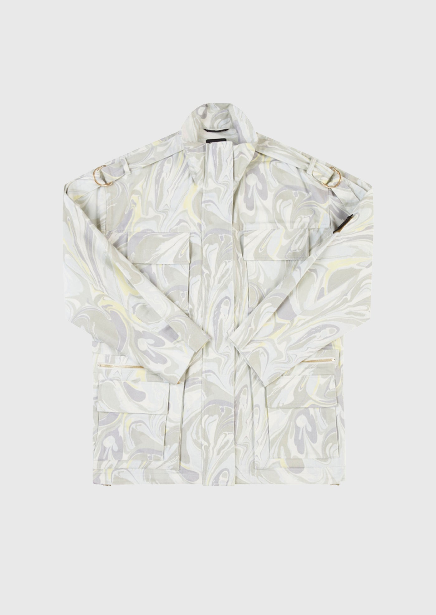 IMMERSIVE JACKET IN MARBLE PRINT