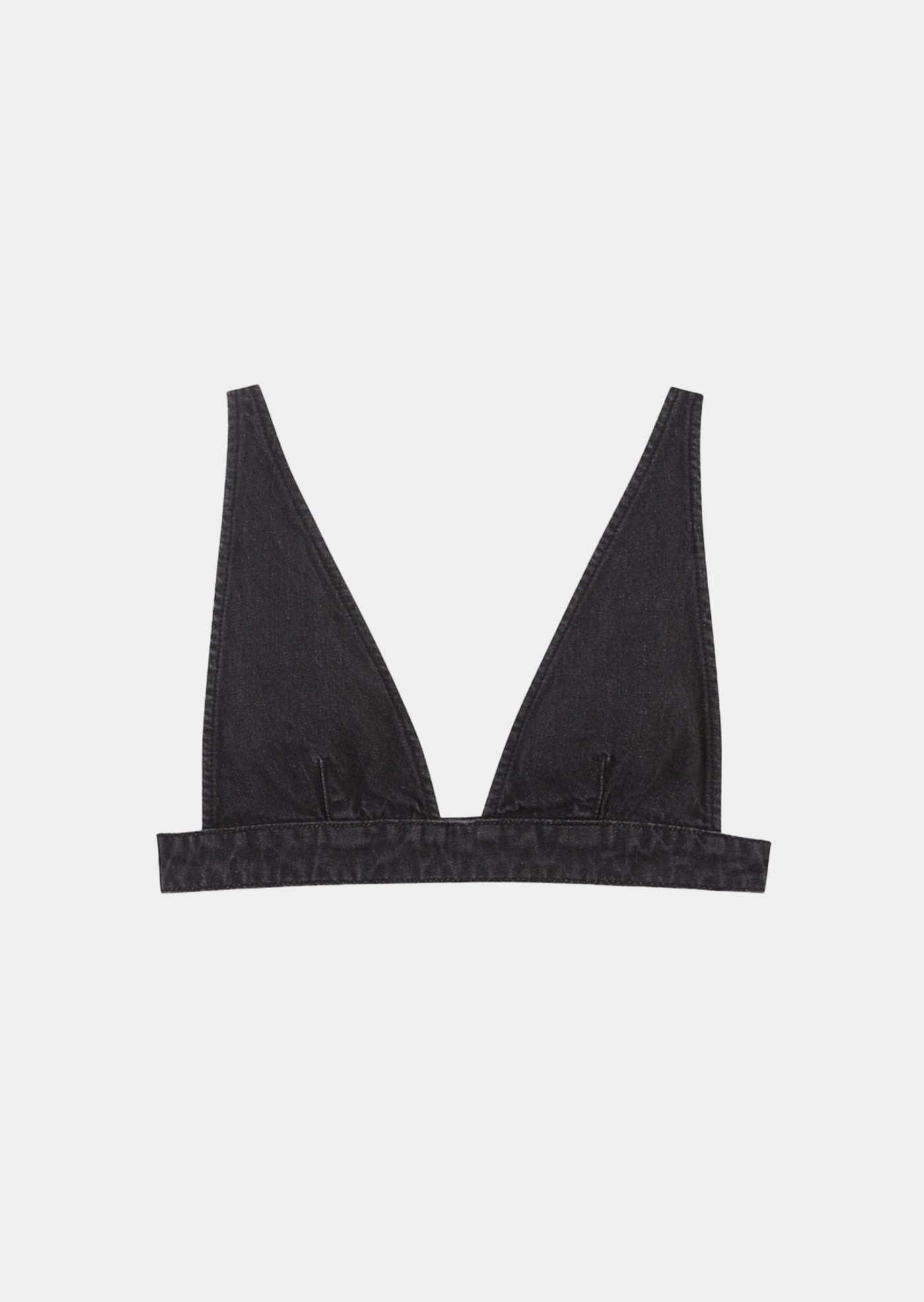 NOIR BRA IN BLACK DENIM