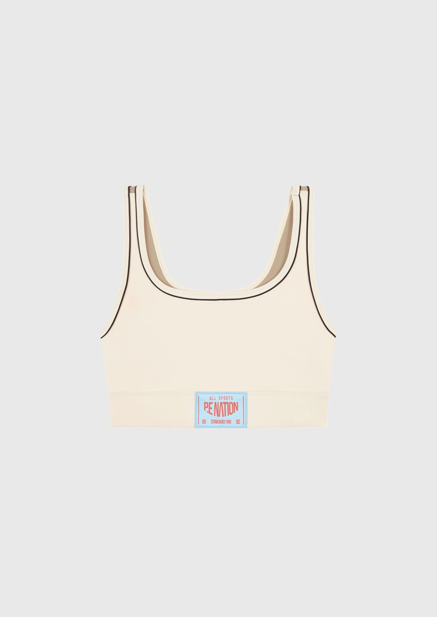 UNDEFEATED SPORTS BRA IN PEARLED IVORY
