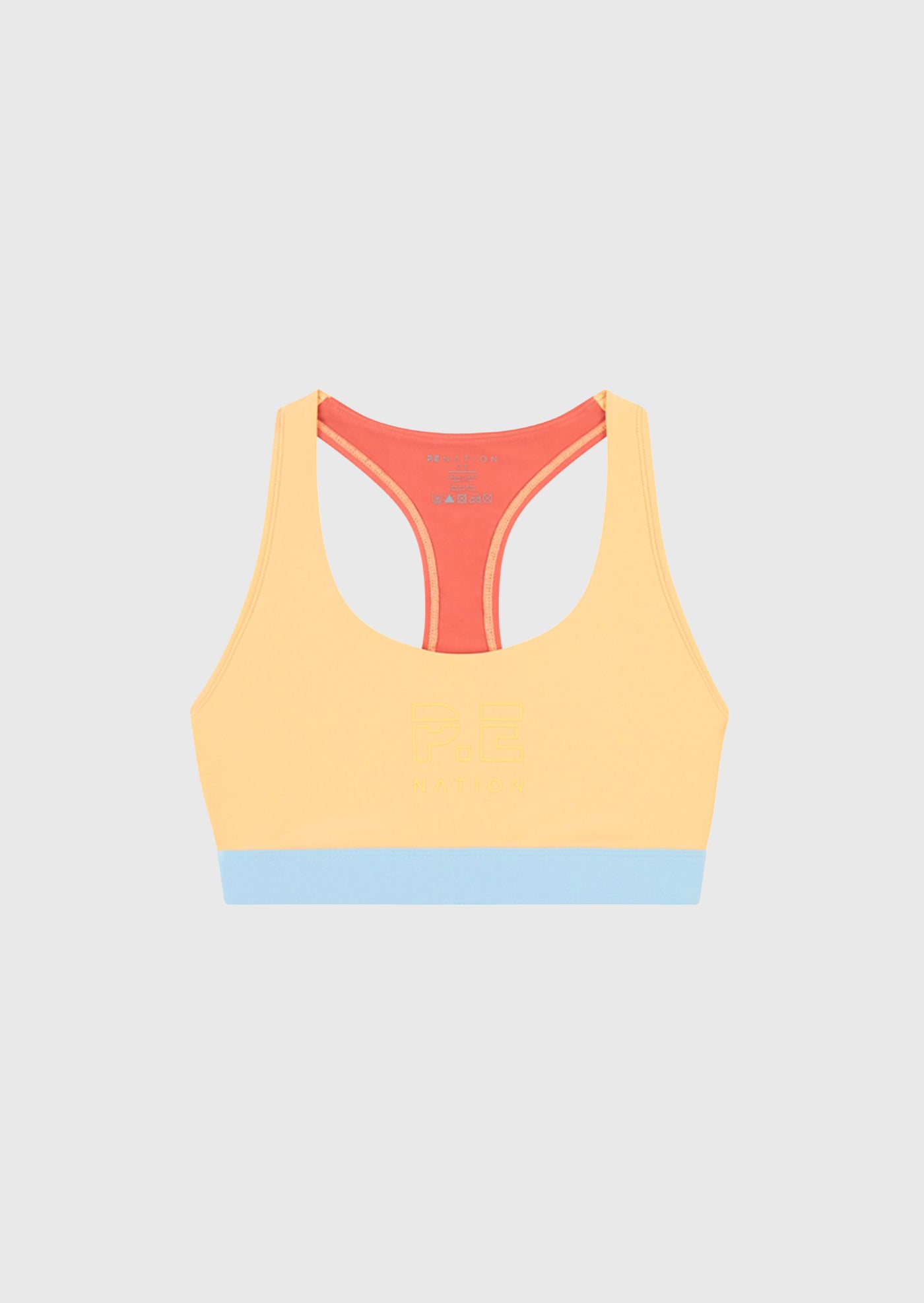 DENIZEN SPORTS BRA IN APRICOT SHERBET
