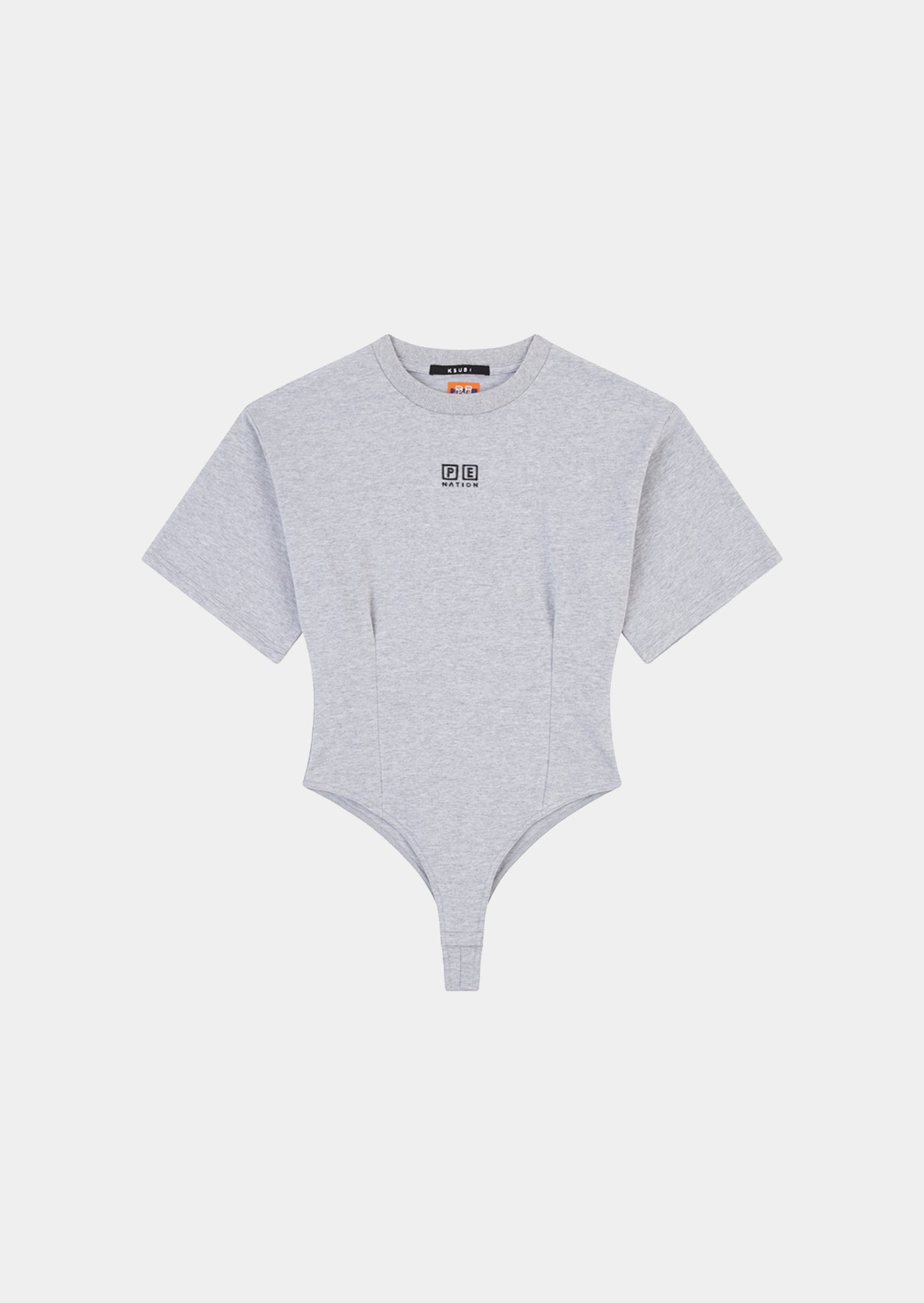 GREY MARLE BODYSUIT IN GREY