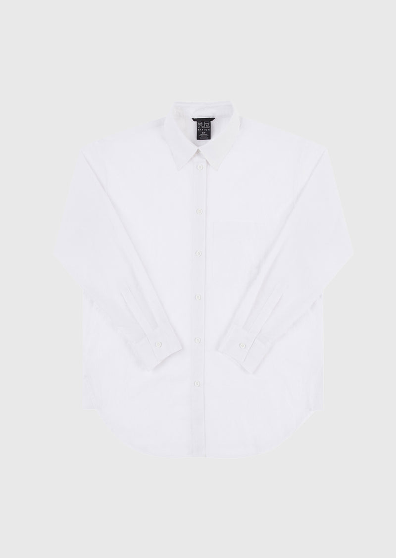 INTERVAL SHIRT IN OPTIC WHITE