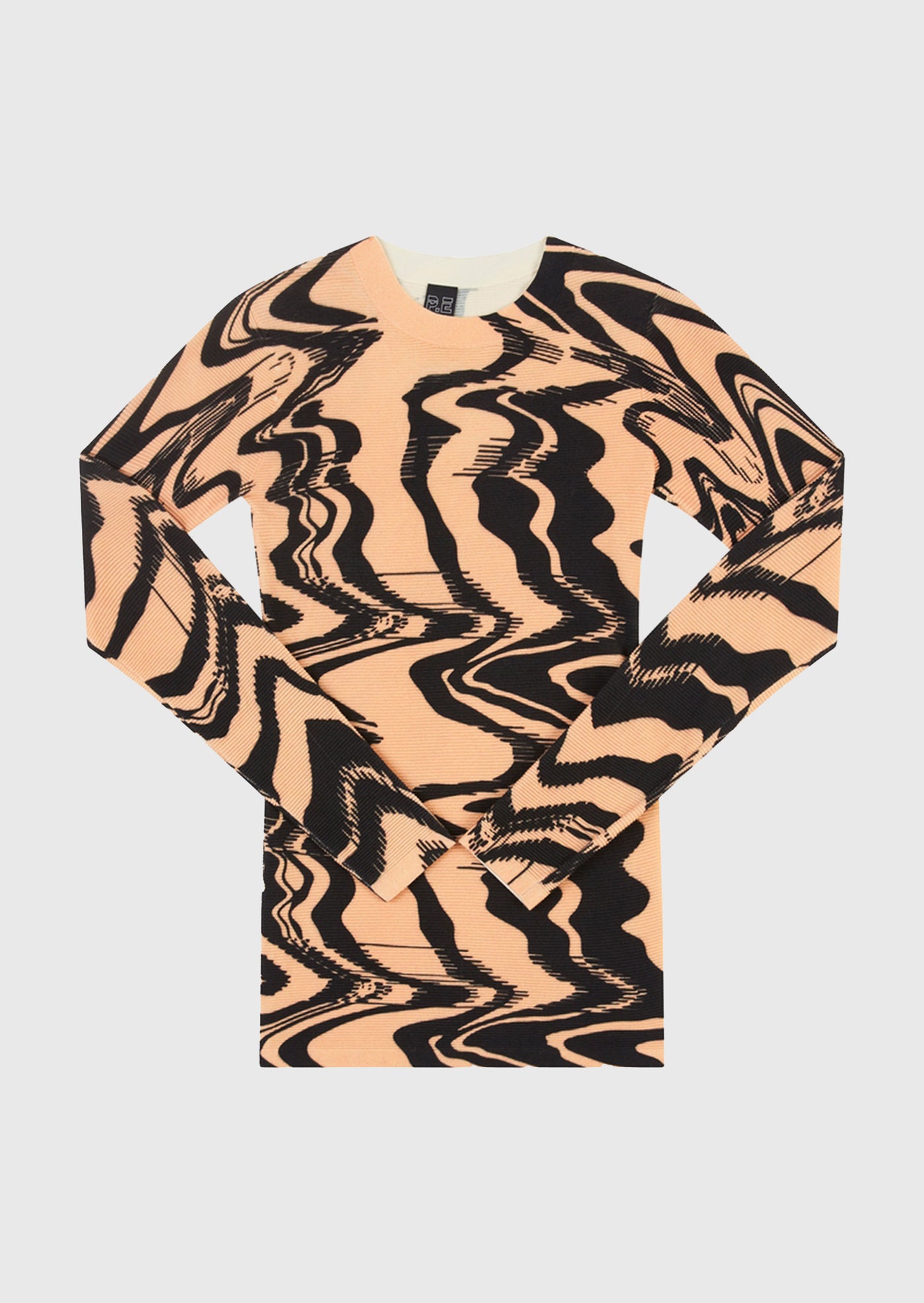 NEW WAVE KNIT DRESS IN LIQUIFY PRINT