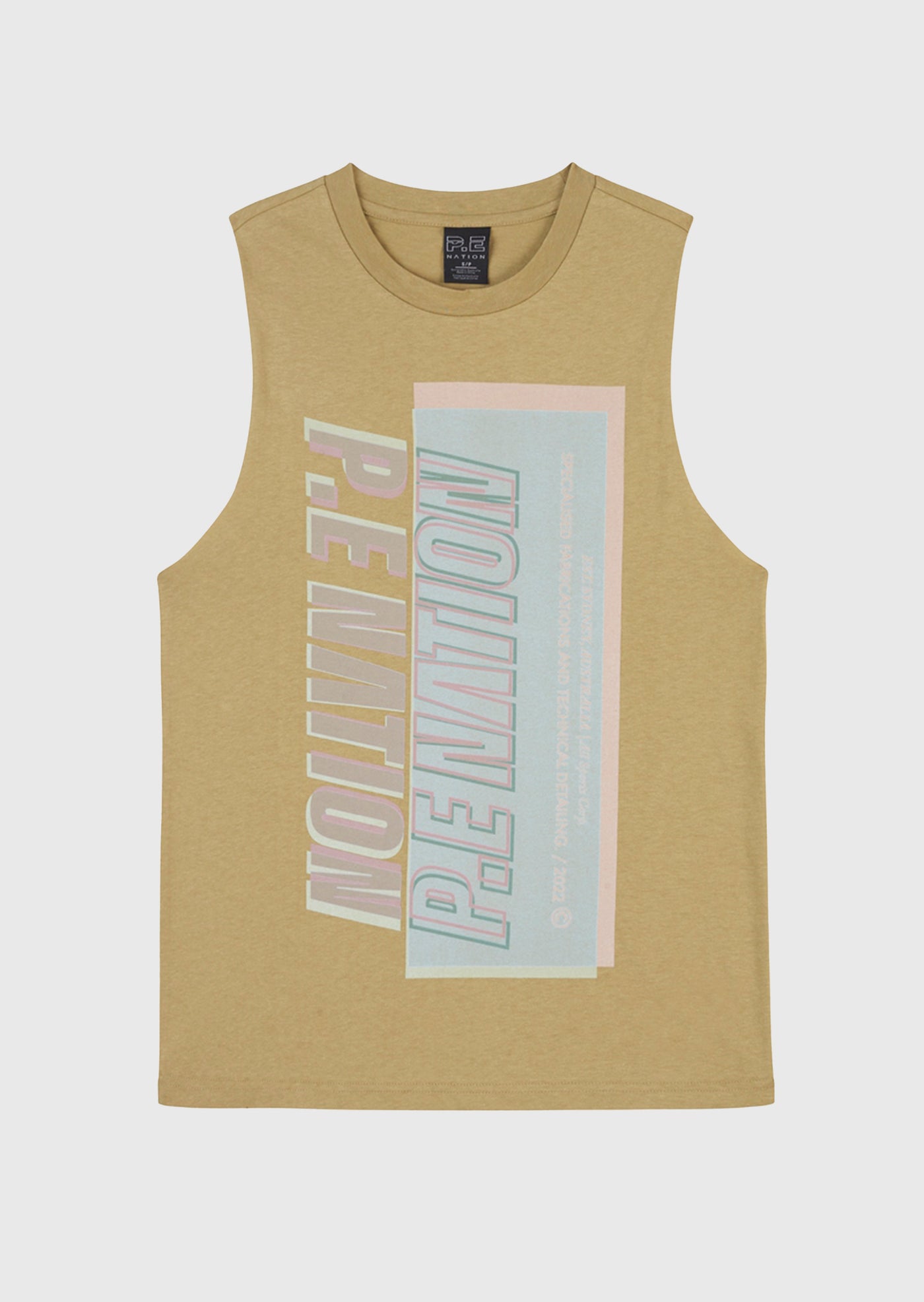 ALIGNMENT TANK IN OLIVE GRAY