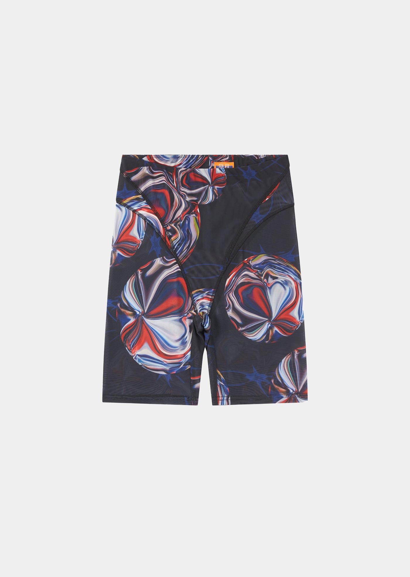 WARPED BIKE SHORT IN WARPED PRINT