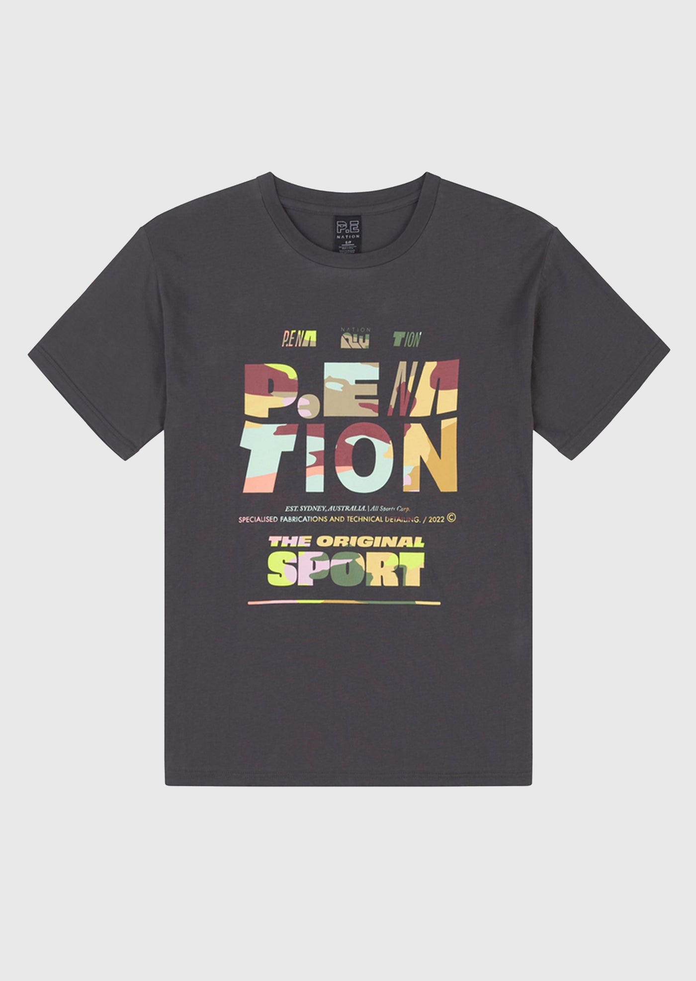 LONGITUDE TEE IN DARK SHADOW