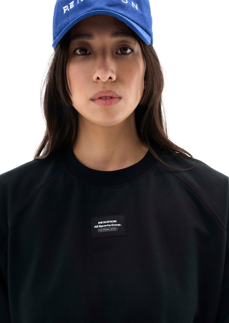 SEASON POINT SWEAT IN BLACK