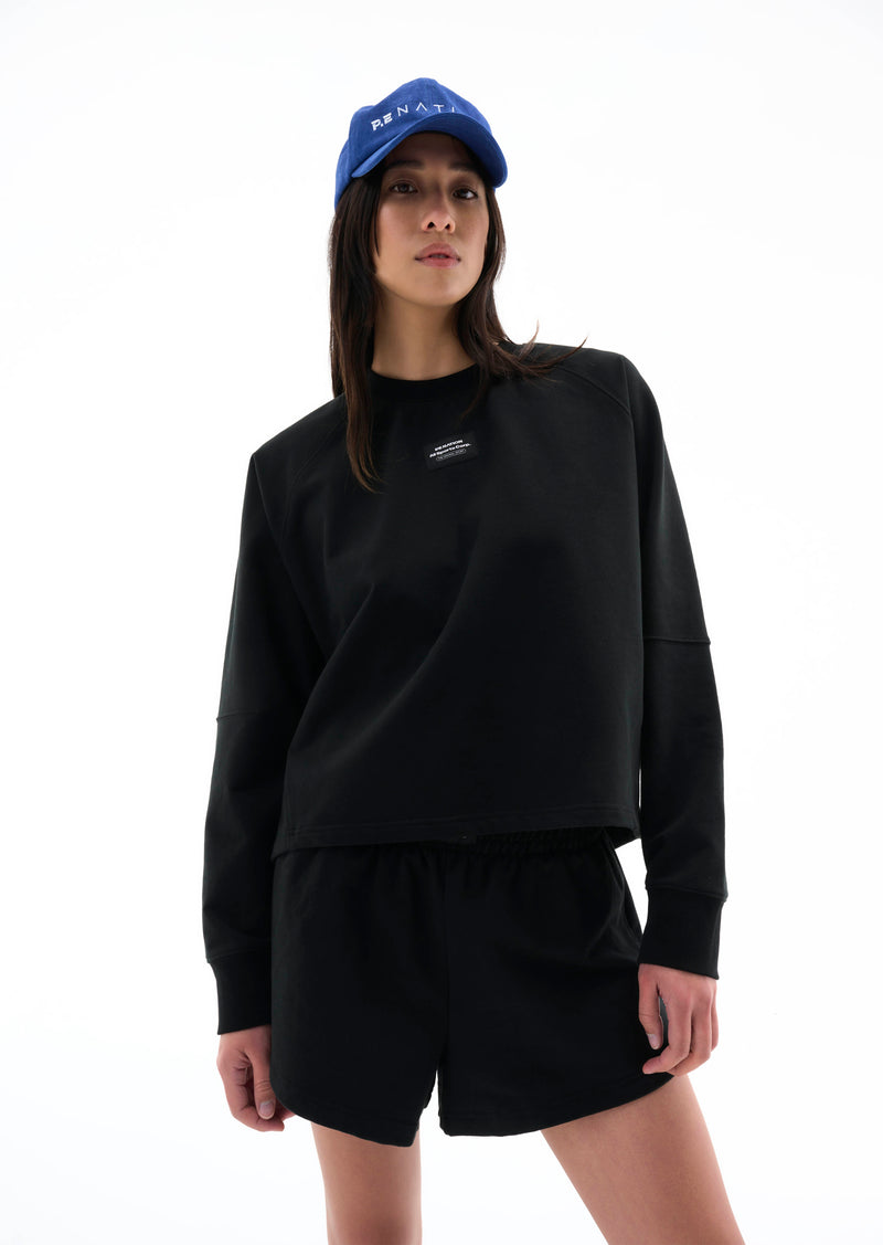 SEASON POINT SWEAT IN BLACK