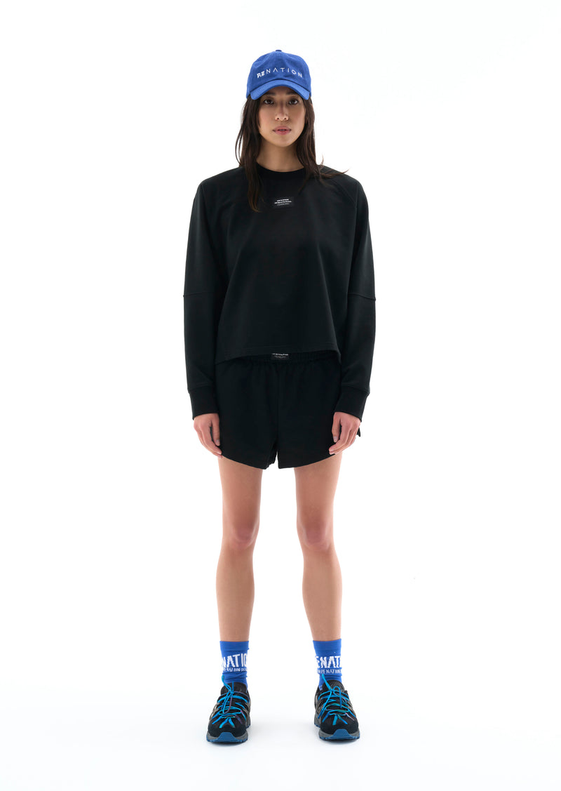 SEASON POINT SWEAT IN BLACK