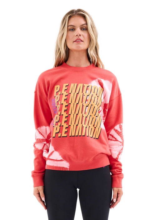 STARDUST SWEAT IN HOT CORAL