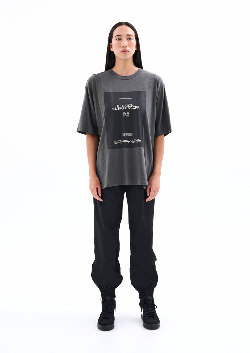 FULL OUT TEE IN DARK SHADOW